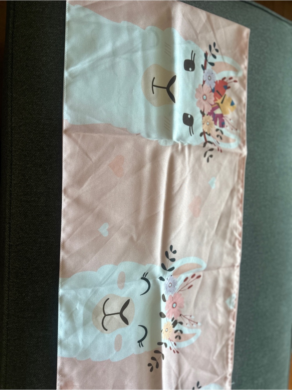 Pink Llama Print Table Runner (70 Inches)